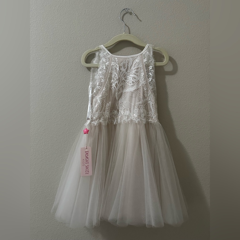 TADASHI SHOJI Misty Tulle Dress toddler flower girl party formal dress size 2T